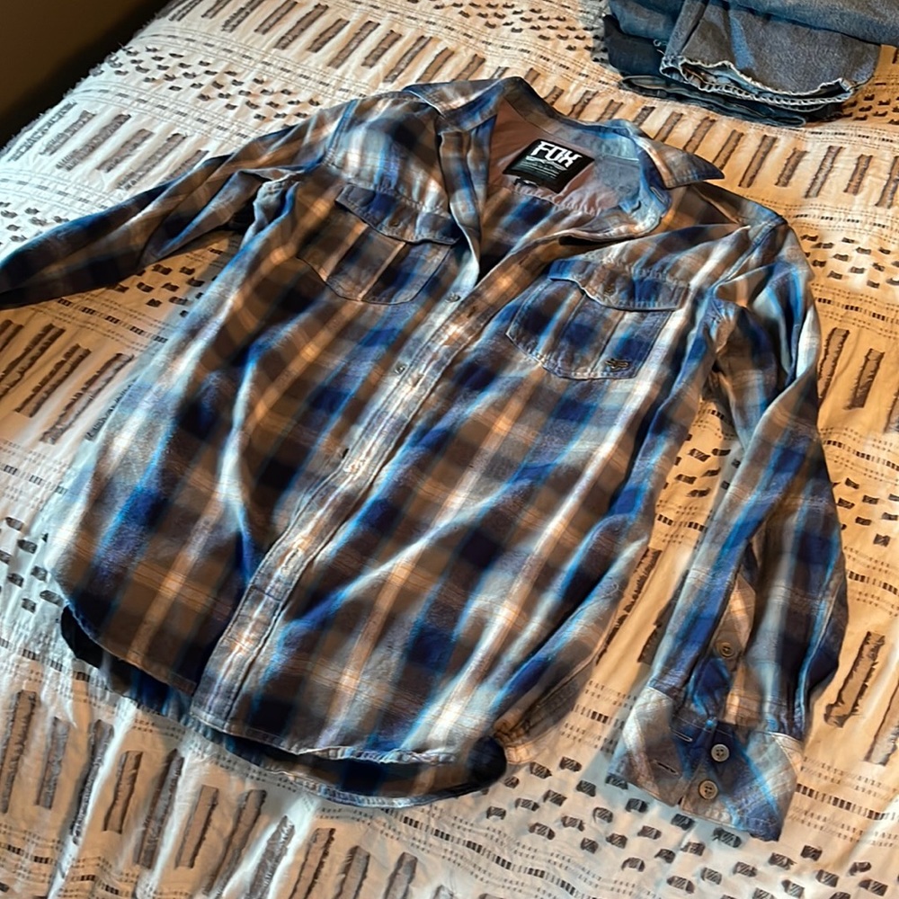 Fox button down
